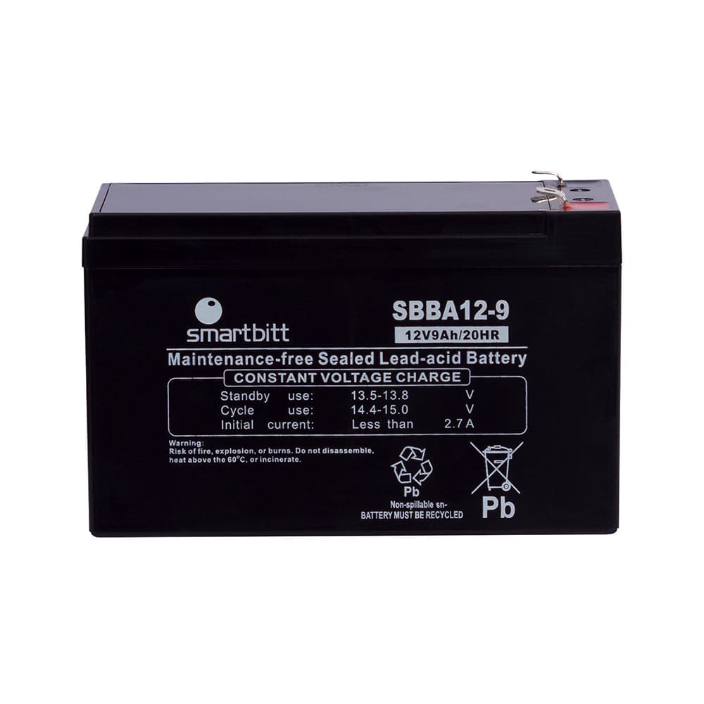 Batería Smartbitt de 12V-9AH, de reemplazo para Nobreak.