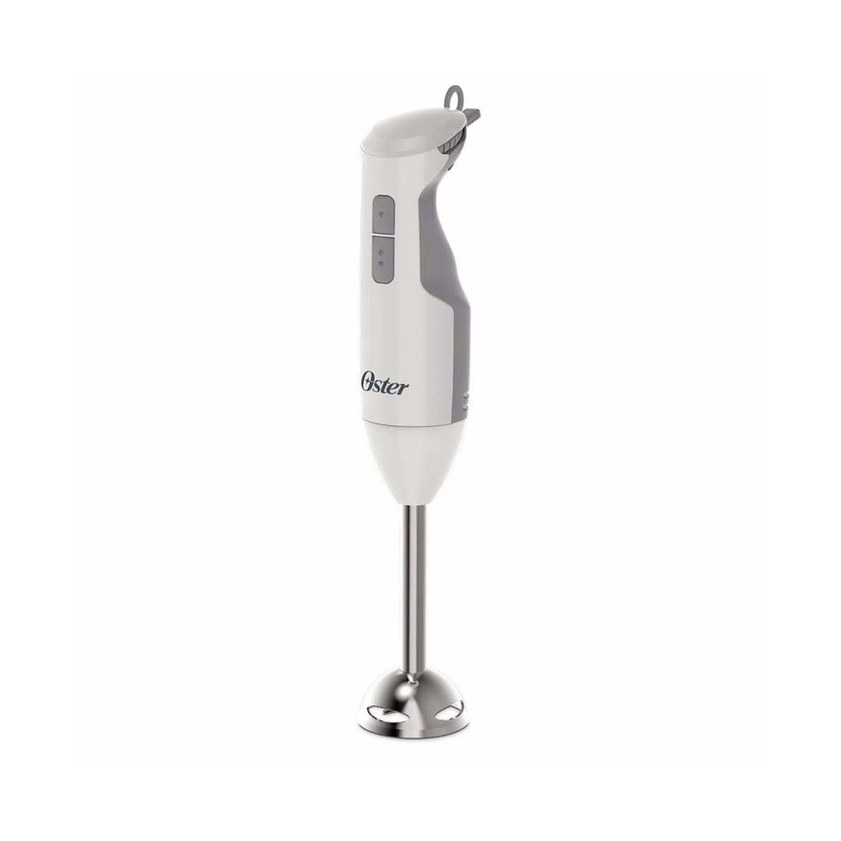 Batidora de Inmersión 2 Velocidades con vaso  y tazón blanco/gris Oster.