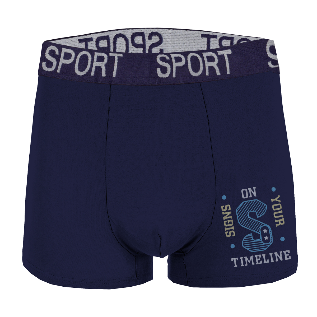Paquete de 12 Boxer liso con Estampados Para Hombre tela Suave .