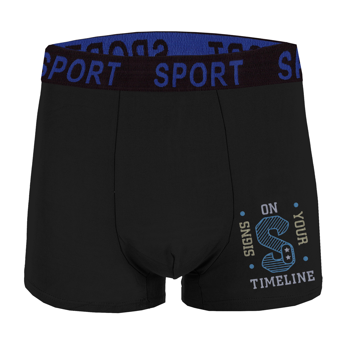Paquete de 12 Boxer liso con Estampados Para Hombre tela Suave .