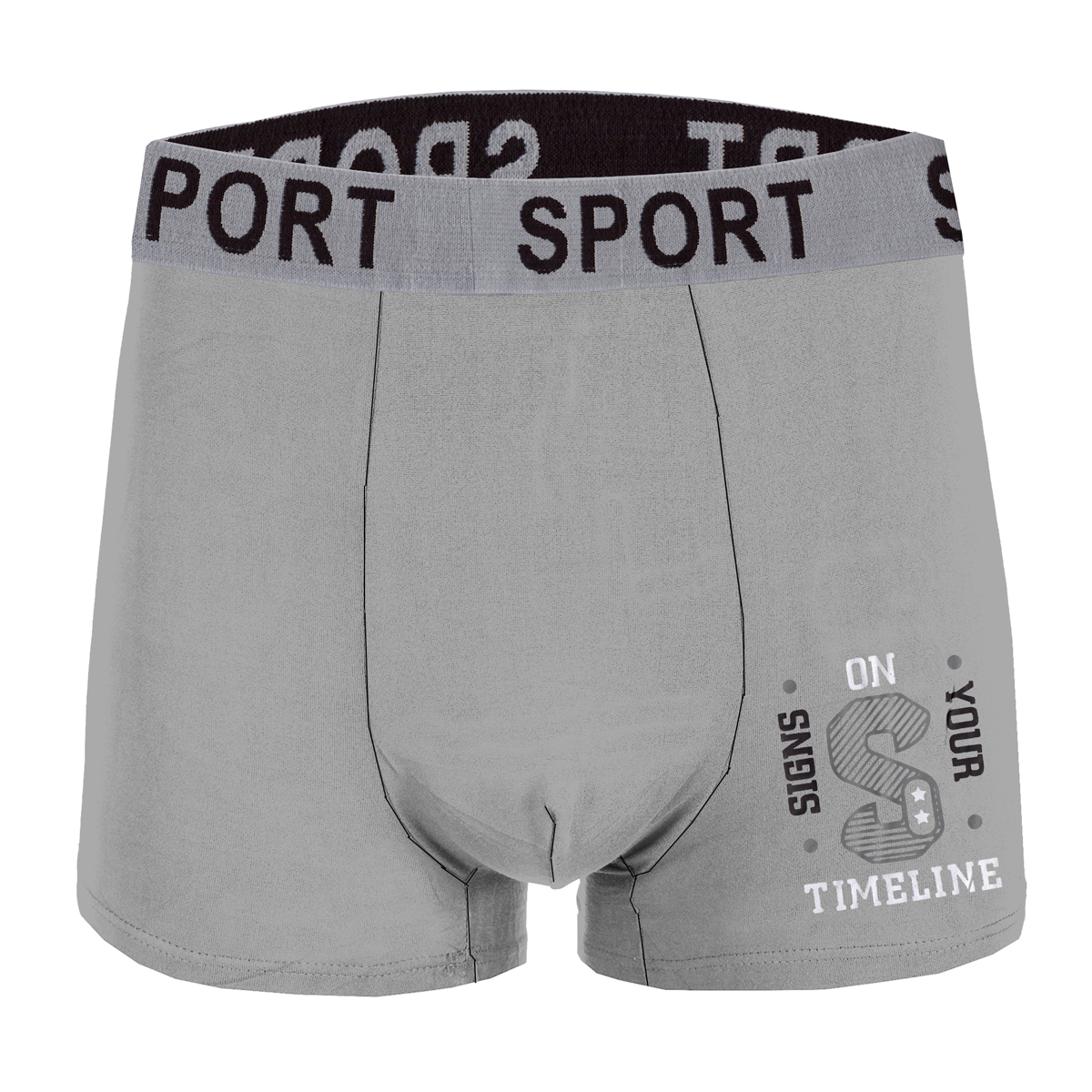 Paquete de 12 Boxer liso con Estampados Para Hombre tela Suave .