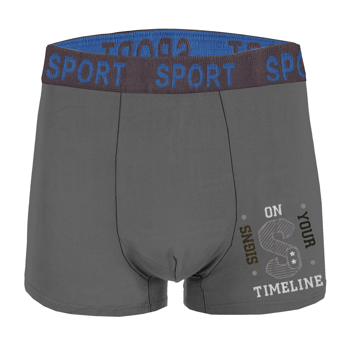Paquete de 12 Boxer liso con Estampados Para Hombre tela Suave .