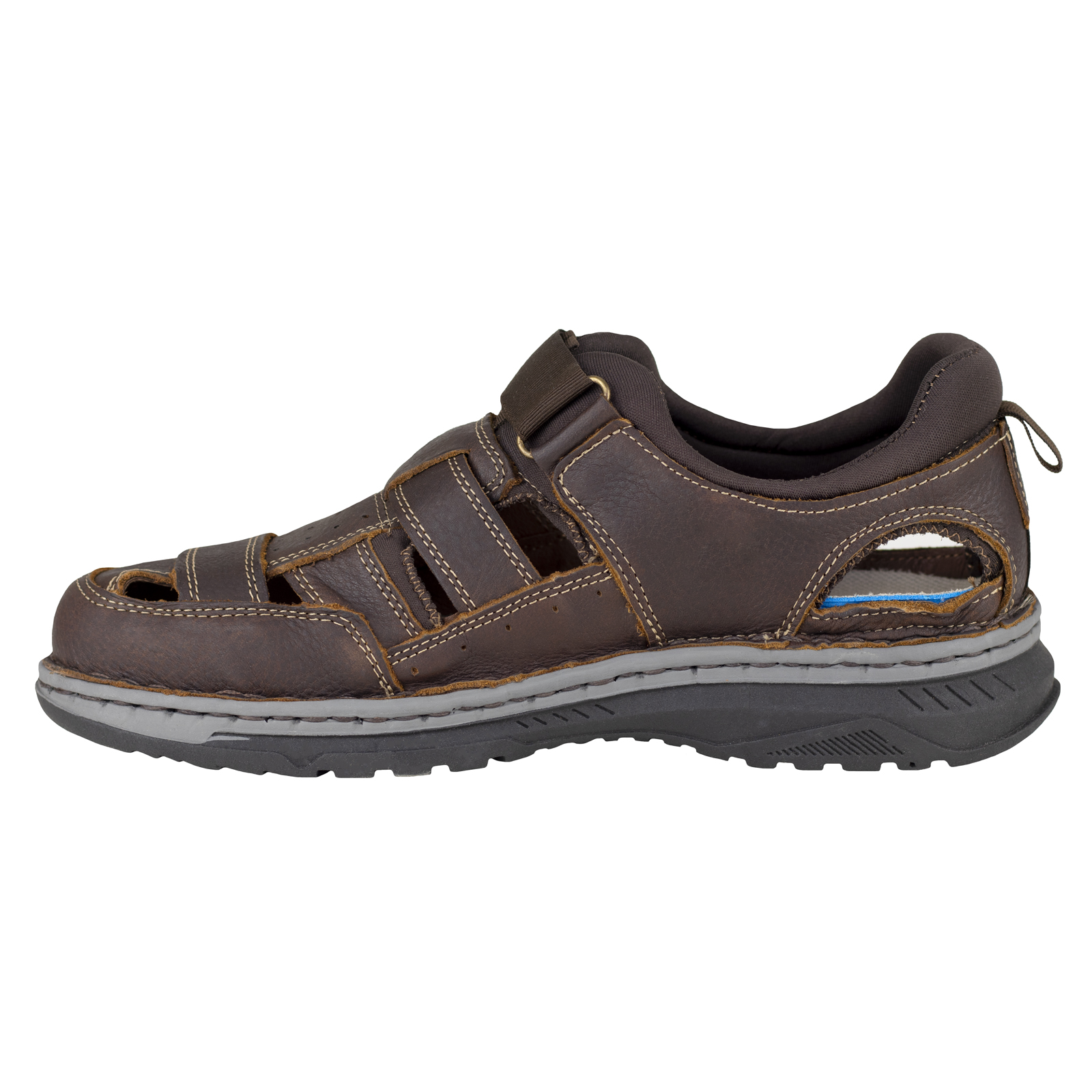 Sandalia Outdoor Hombre Huarache Lobo Solo 6517 Brown Piel