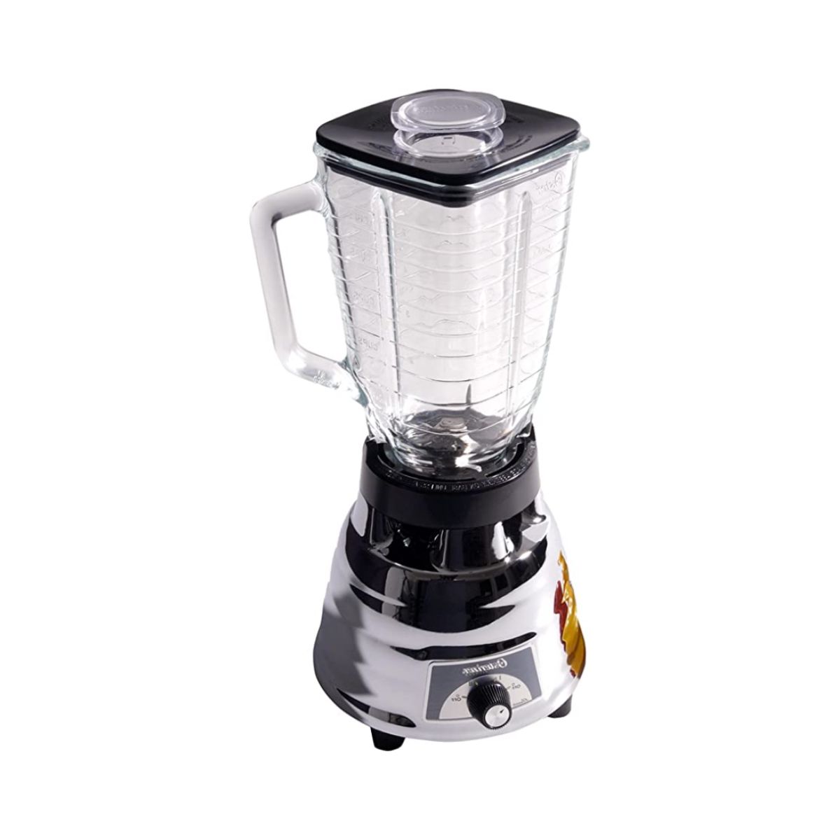Licuadora cromada de 2 velocidades vidrio Oster 450-20.