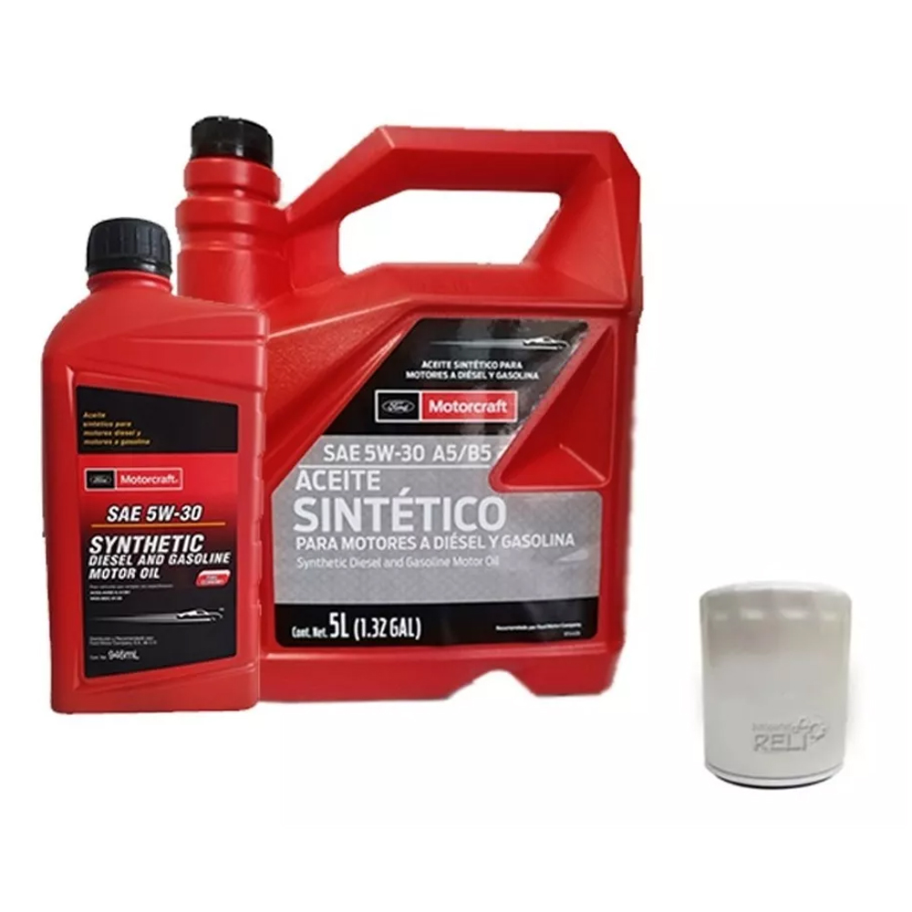 Cambio Aceite 5w30 Para Ford F-150 4.2 Aceite Y Filtro.