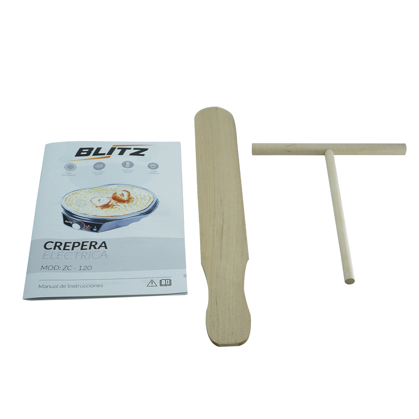 Crepera Electrica De1200 W Blitz De Teflon 