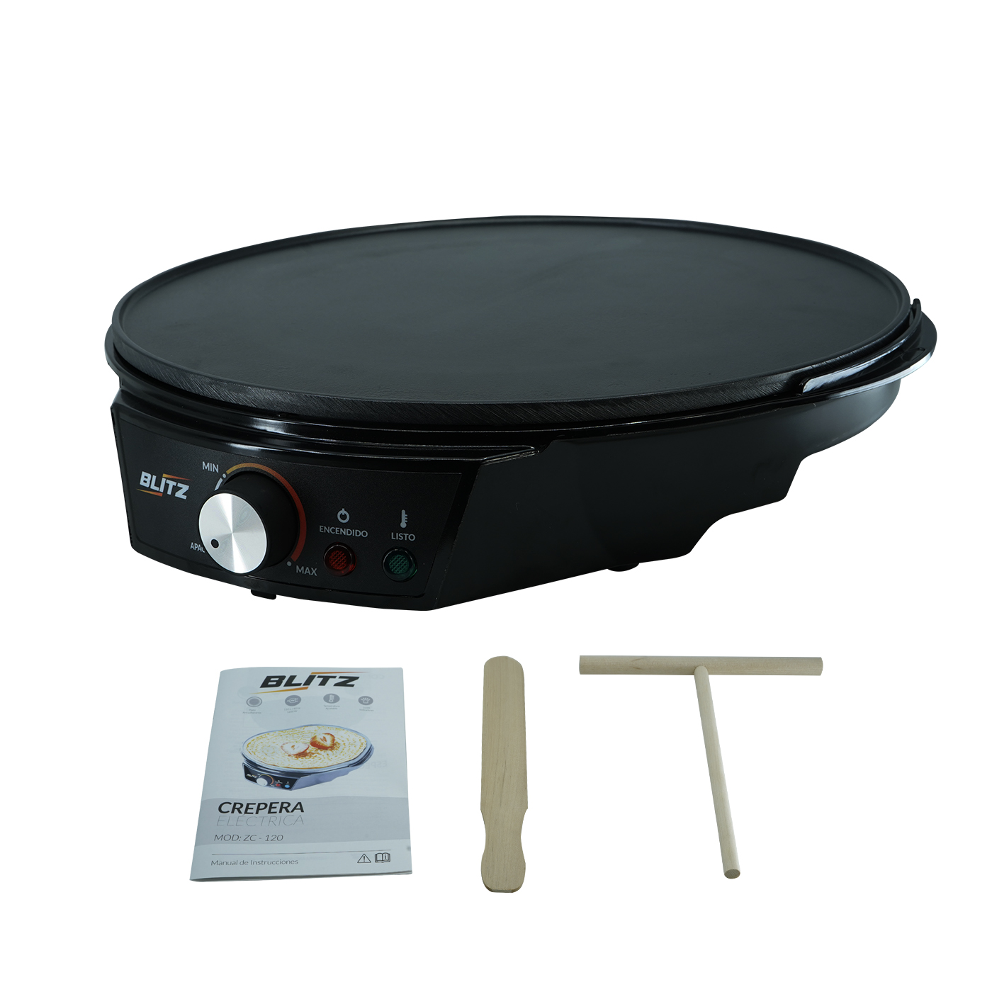 Crepera Electrica De1200 W Blitz De Teflon 
