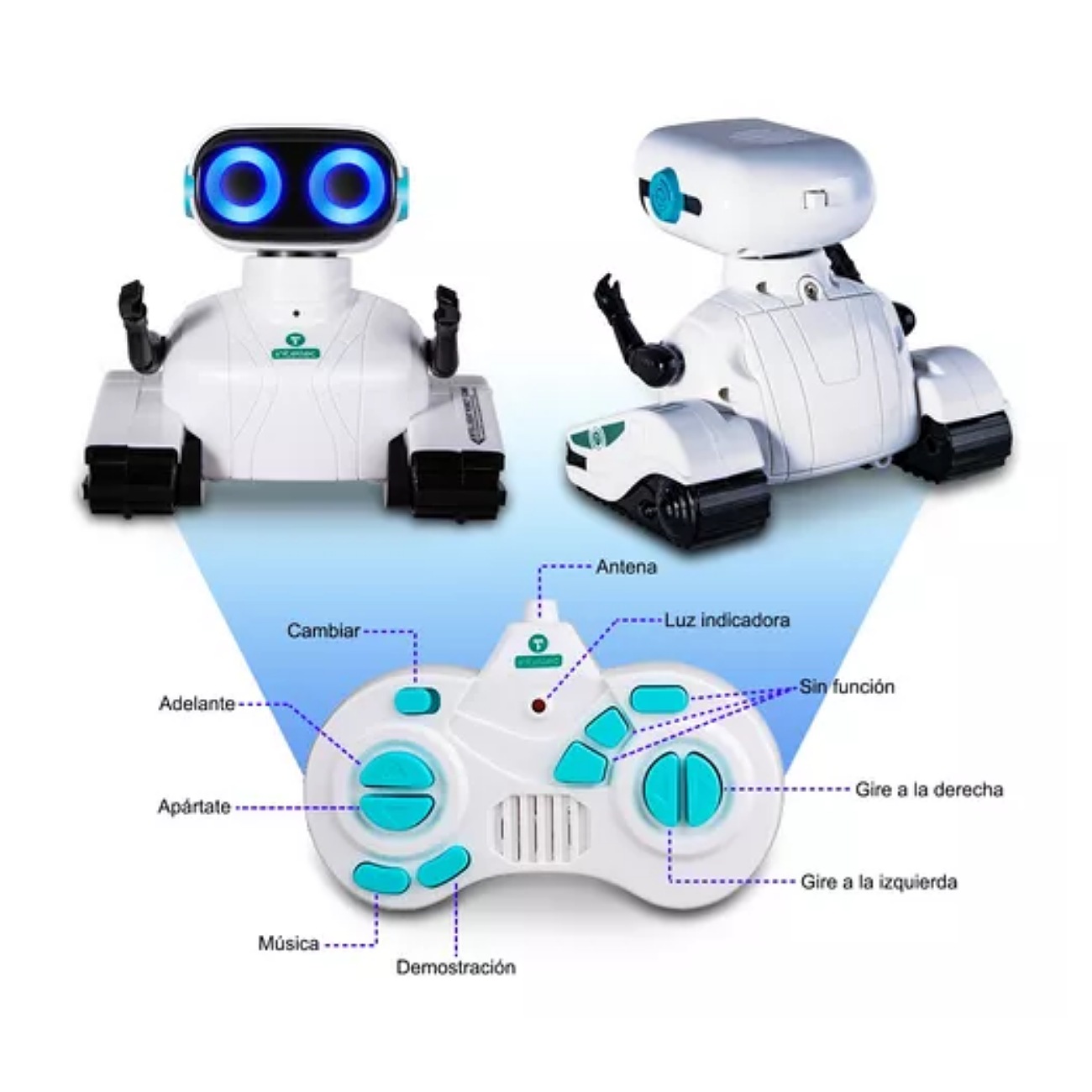 Robots De Juguete Control Remoto Recargable Robot Para Ninos
