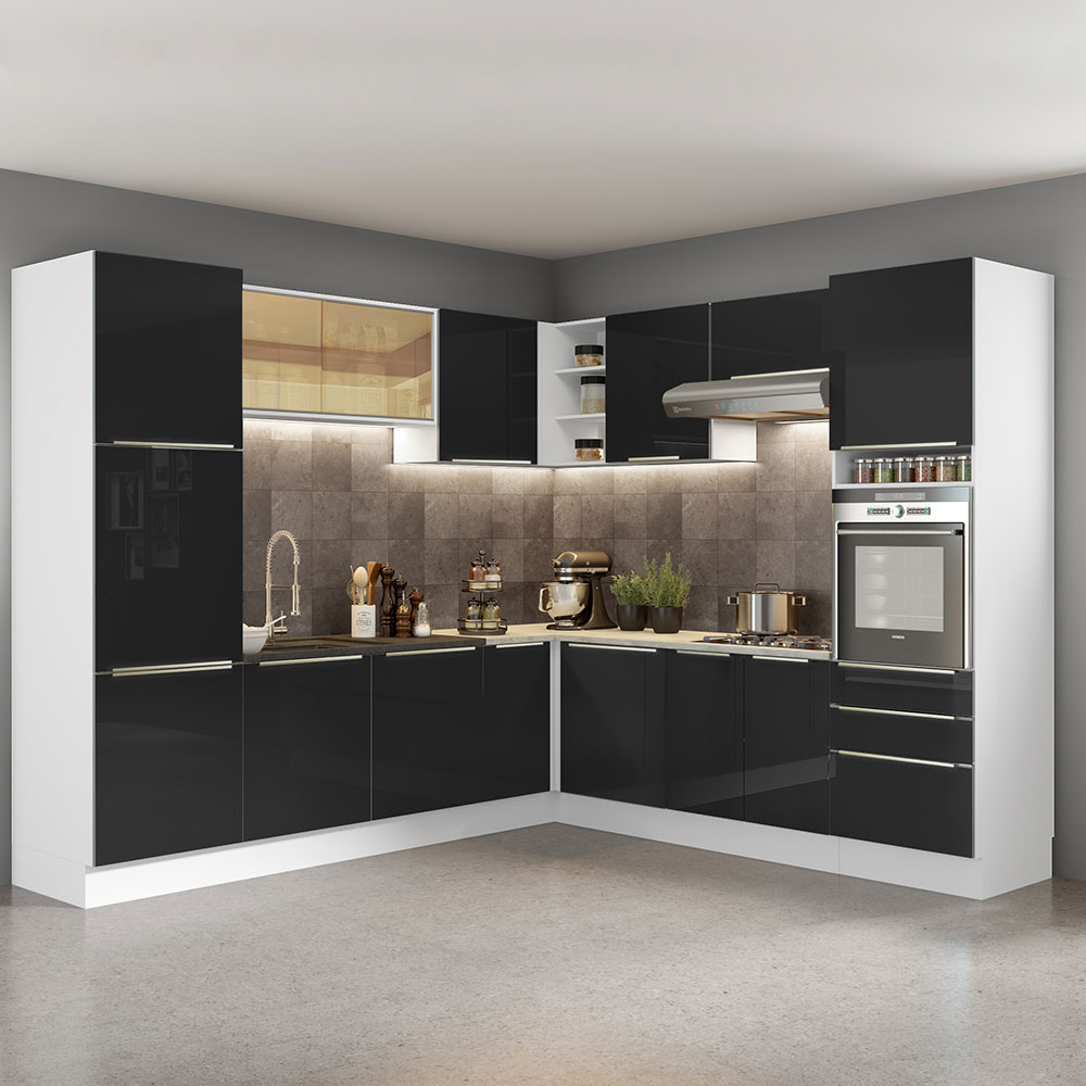 Cocina Integral Completa Modular Madesa Lux 546cm BN 02.