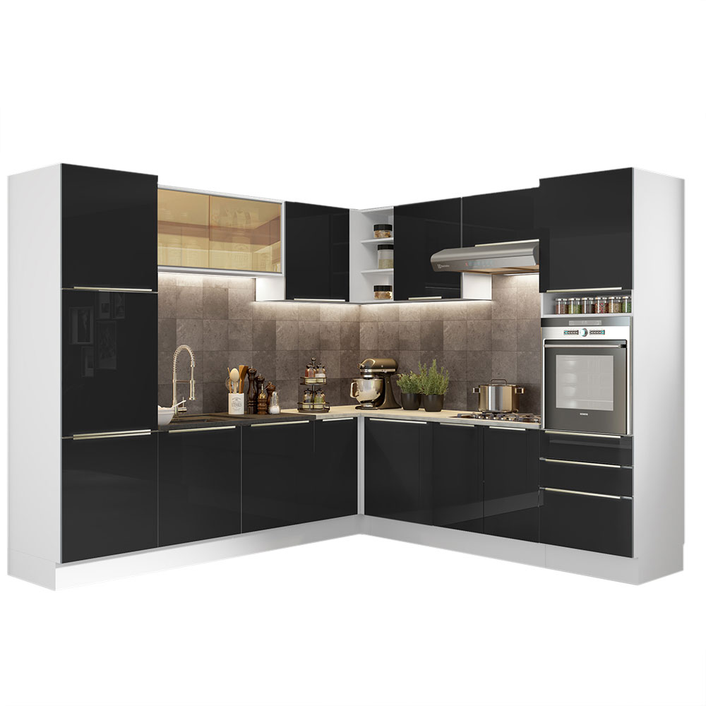 Cocina Integral Completa Modular Madesa Lux 546cm BN 02.