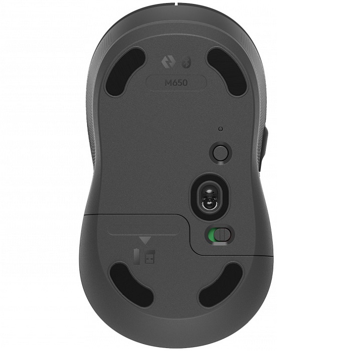 Mouse Logitech SIGNATURE M650 Inalambrico USB Y Bluetooth Mediano Grafito 910-006250