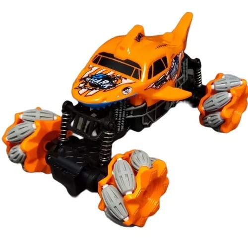 Camioneta Rage Naranja Speed 4x4 R/c Tracción Lateral Luces Sonido.