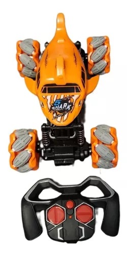 Camioneta Rage Naranja Speed 4x4 R/c Tracción Lateral Luces Sonido.