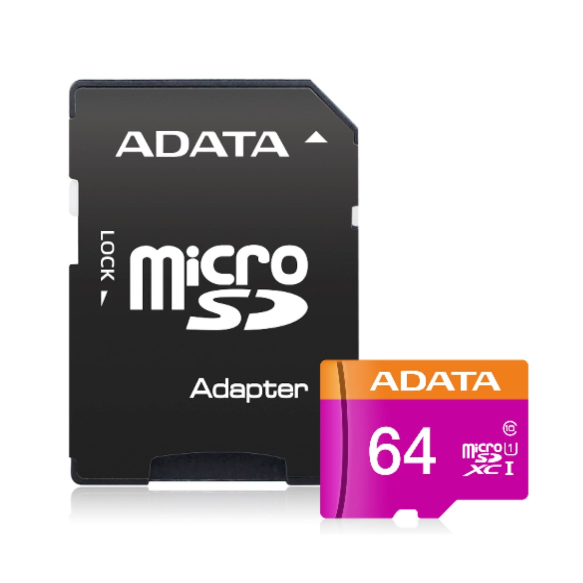 Memoria Micro SD ADATA UHS-I U1 64GB 30MB/s 10MB/s Negro CEL CAMARAS DEPORTIVAS TABLETAS NEGRO PC