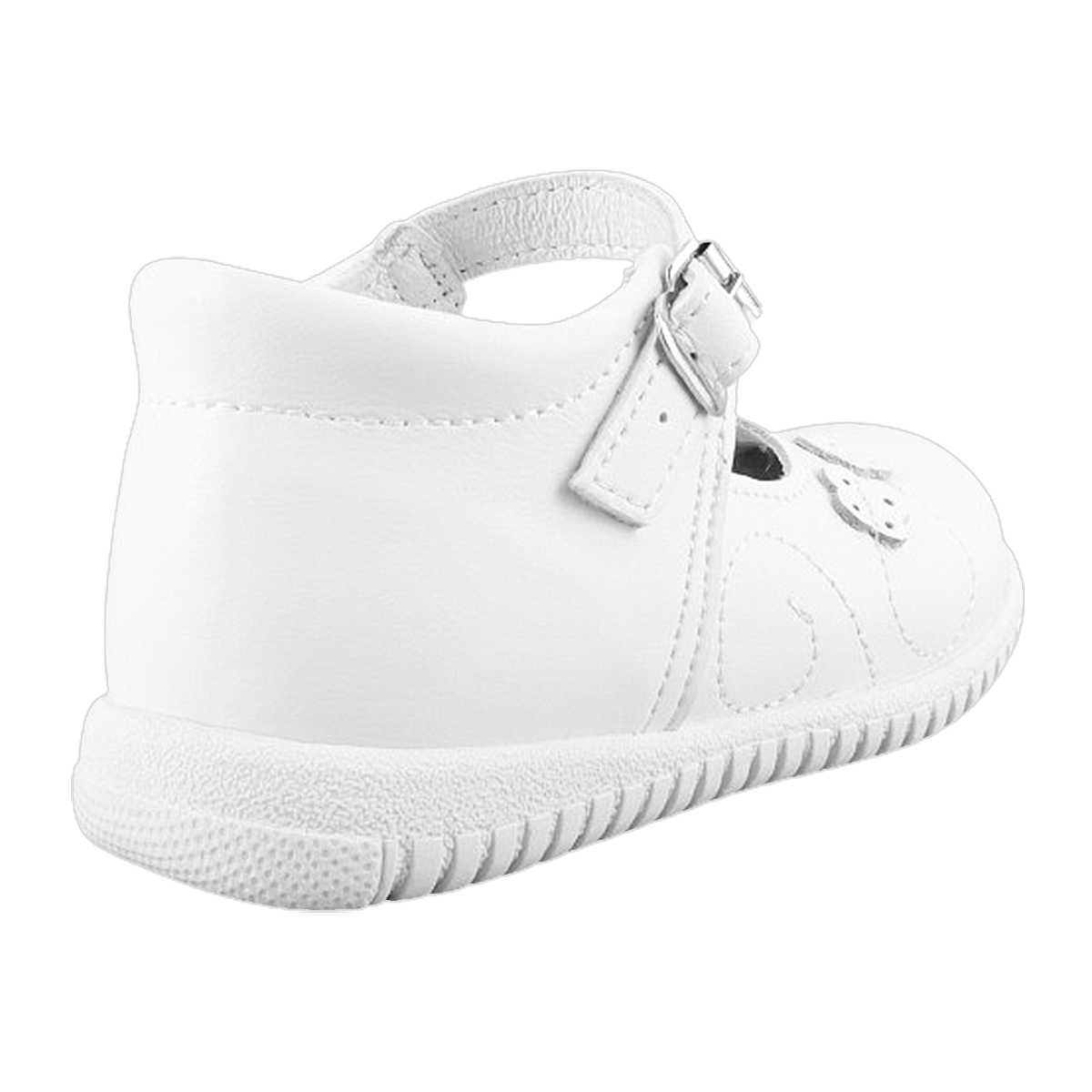 Zapato Niña Bebé Bautizo 100% Piel Arco Ortopédico Cómodo 1035-b.