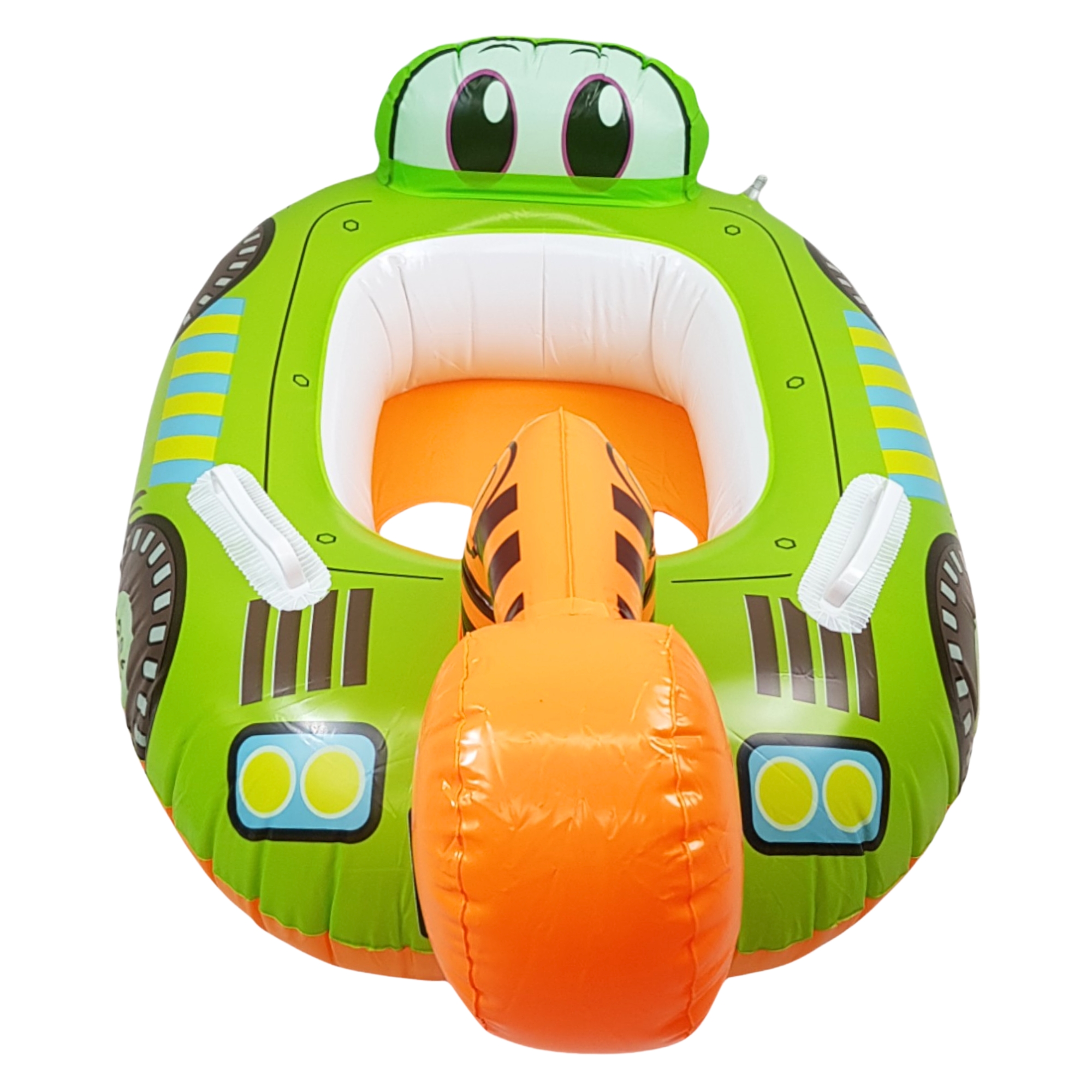 Inflable para Niños Flotador de Alberca Diseño Cochecitos - Verde.