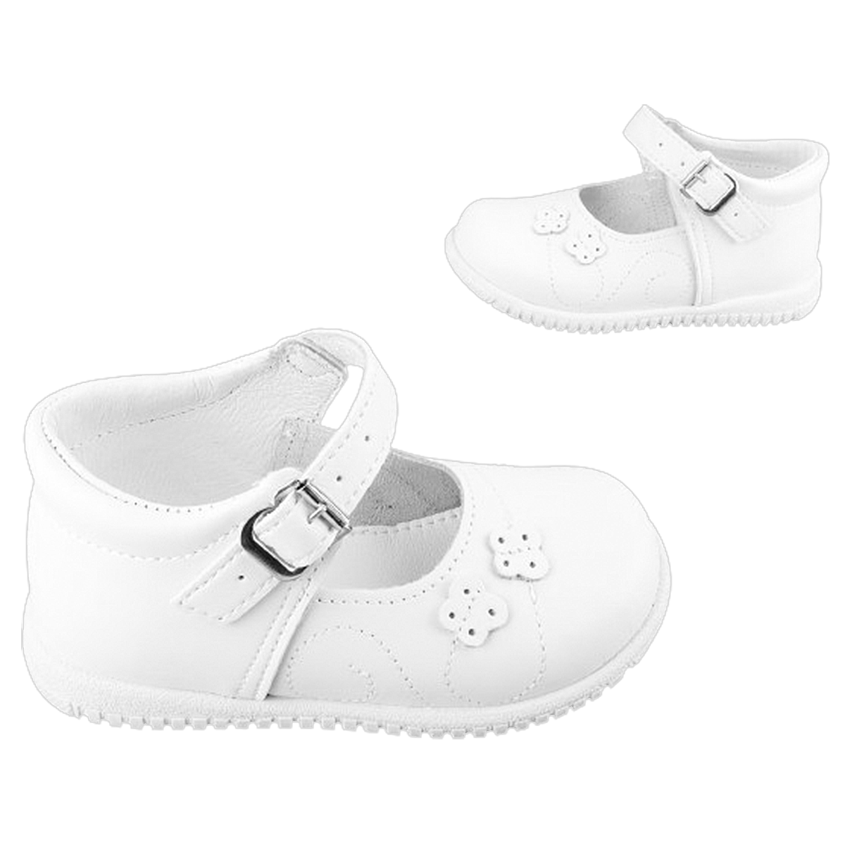 Zapato Niña Bebé Bautizo 100% Piel Arco Ortopédico Cómodo 1035-b.