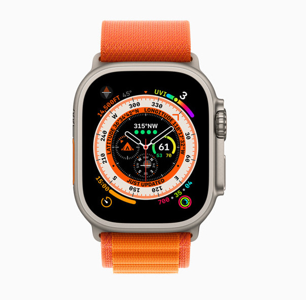 	Apple Watch Ultra OEM 44mm Ocean Band Naranja.