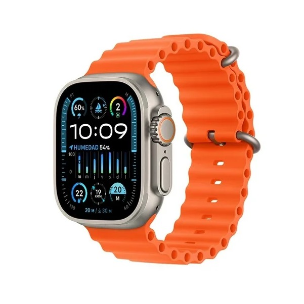 	Apple Watch Ultra OEM 44mm Ocean Band Naranja.