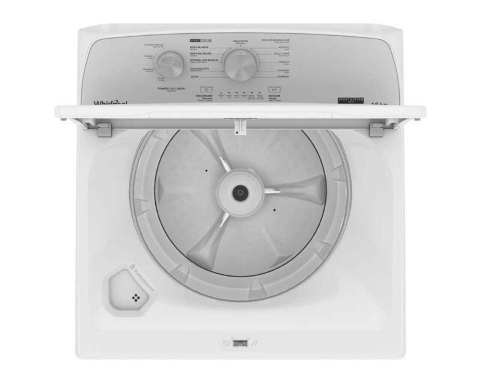 Lavadora automática whirlpool 16 kilos mod. 8mwtw1612mjq.