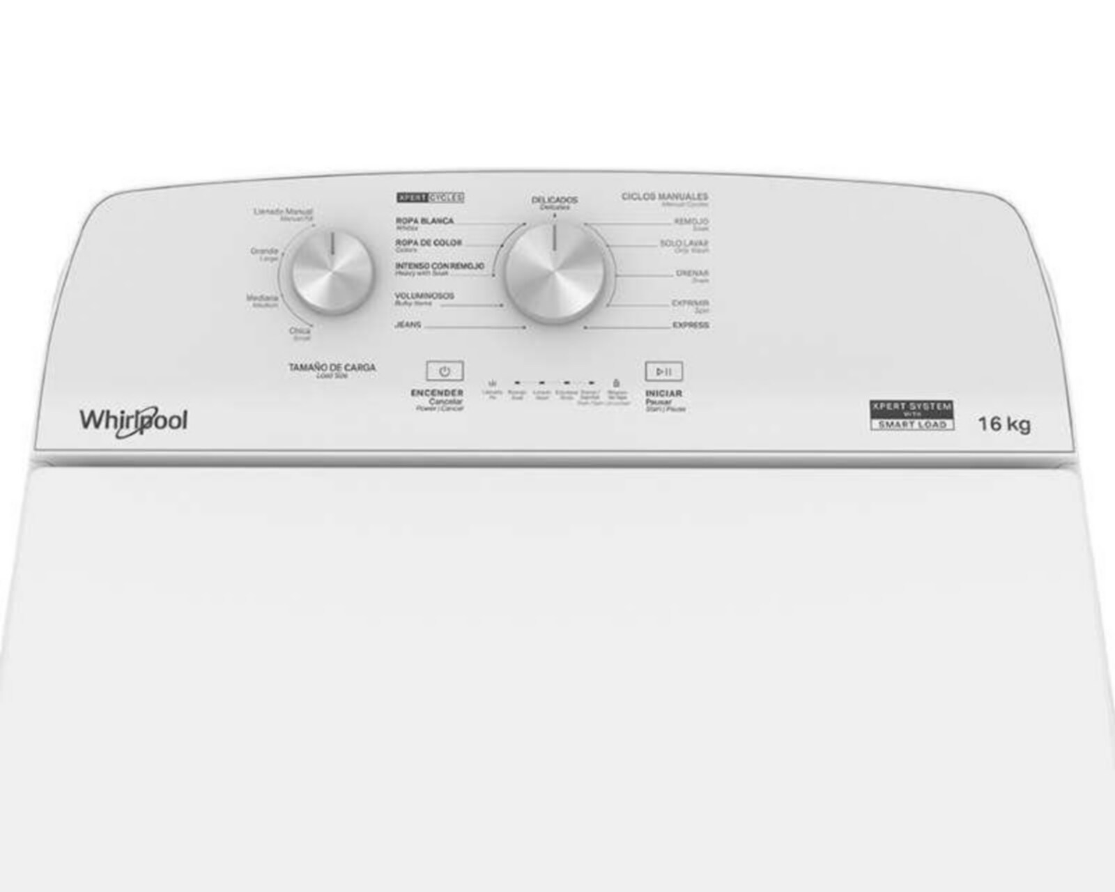 Lavadora automática whirlpool 16 kilos mod. 8mwtw1612mjq.