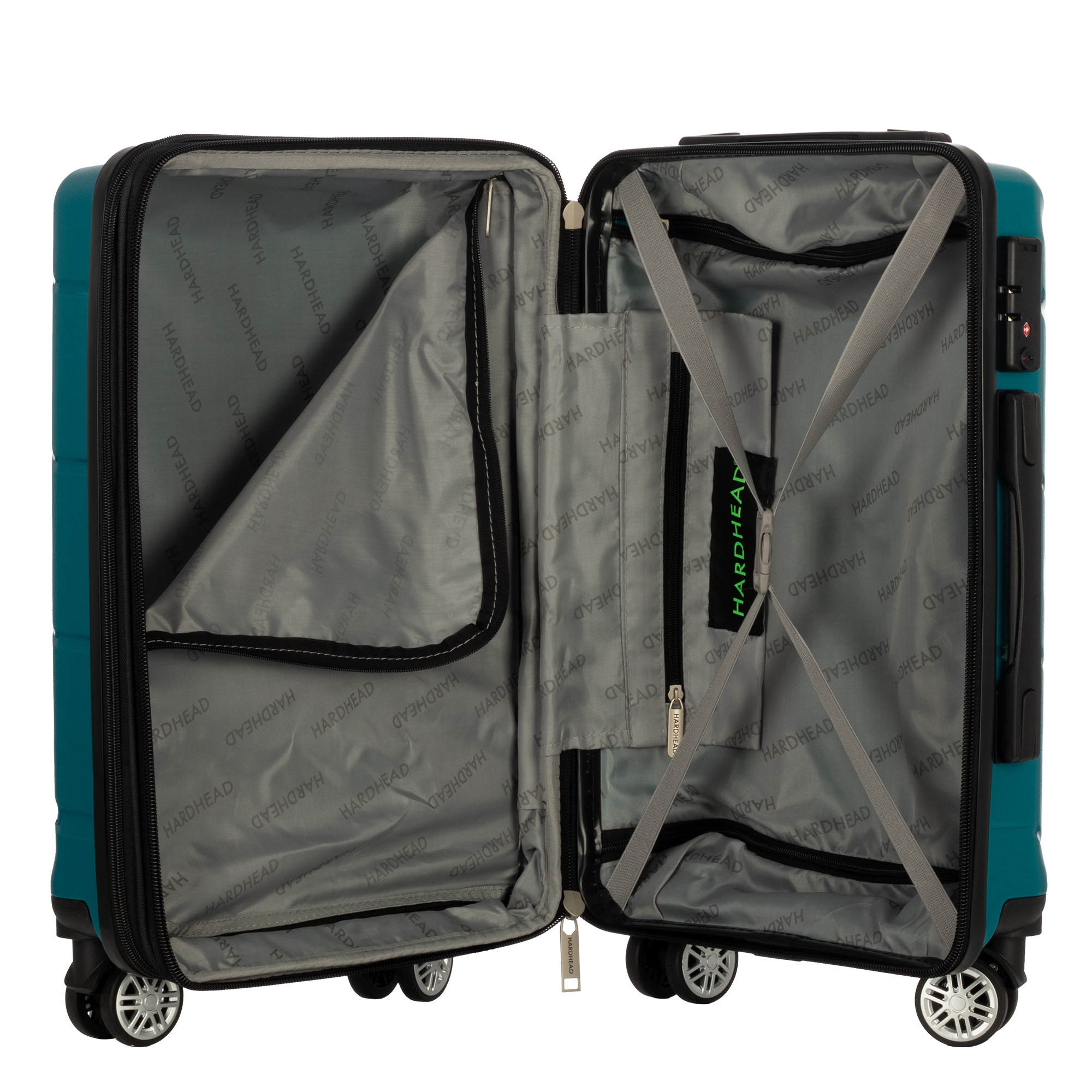 Maleta Rígida Hardhead Ian Verde 19". Cabina