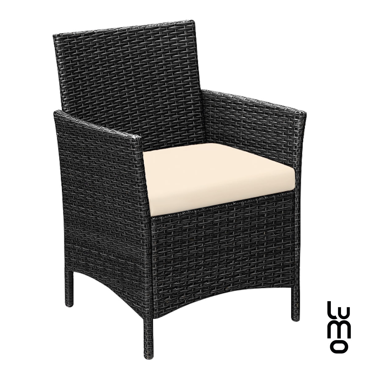 Sala Para Jardin  Exteriores Tipo Rattan 4piezas + Cojines.