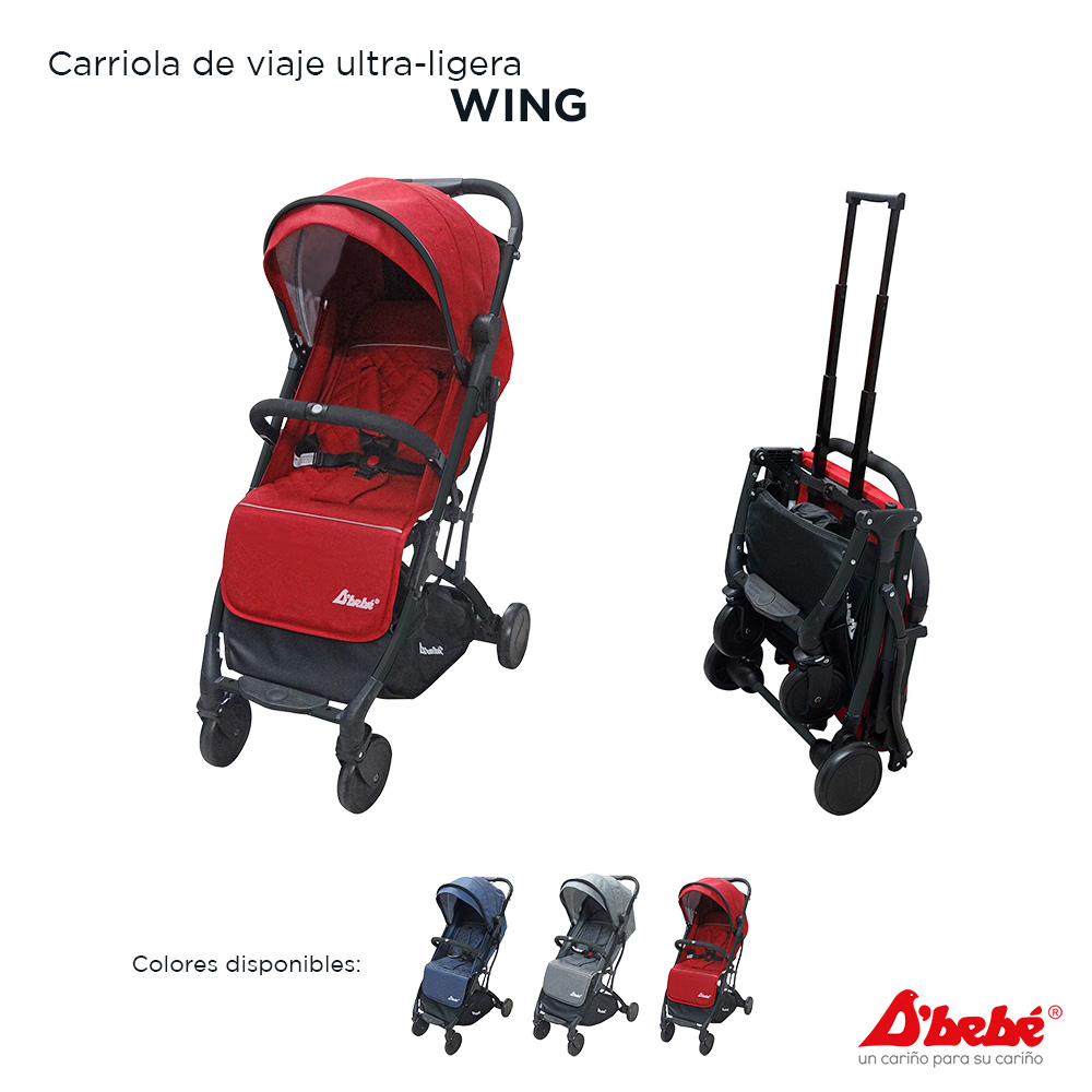 Carriola para Viaje D'bebé Wing Roja.
