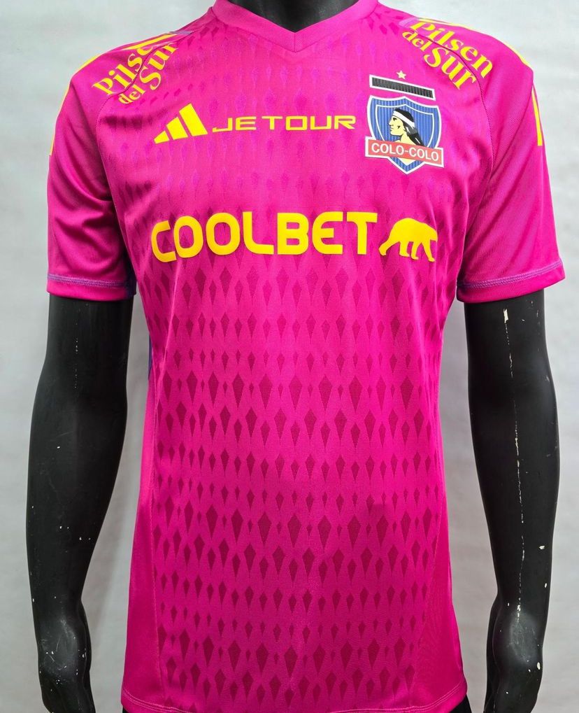 Nuevo! Jersey Colo Colo 2024/2025 Portero Arquero RosaTalla M.
