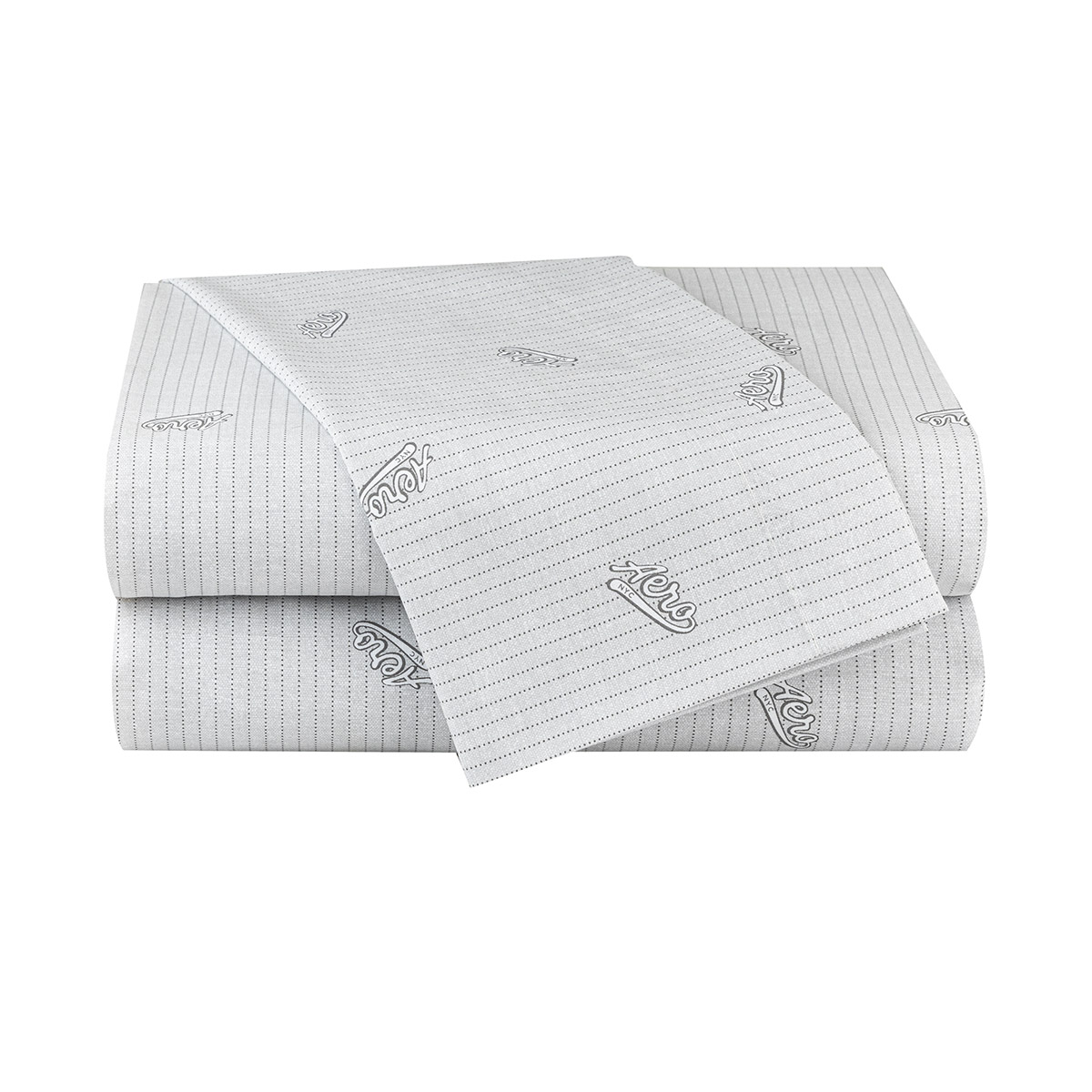 Sabana King Size Jeo Blanco/Gris Kaltex.