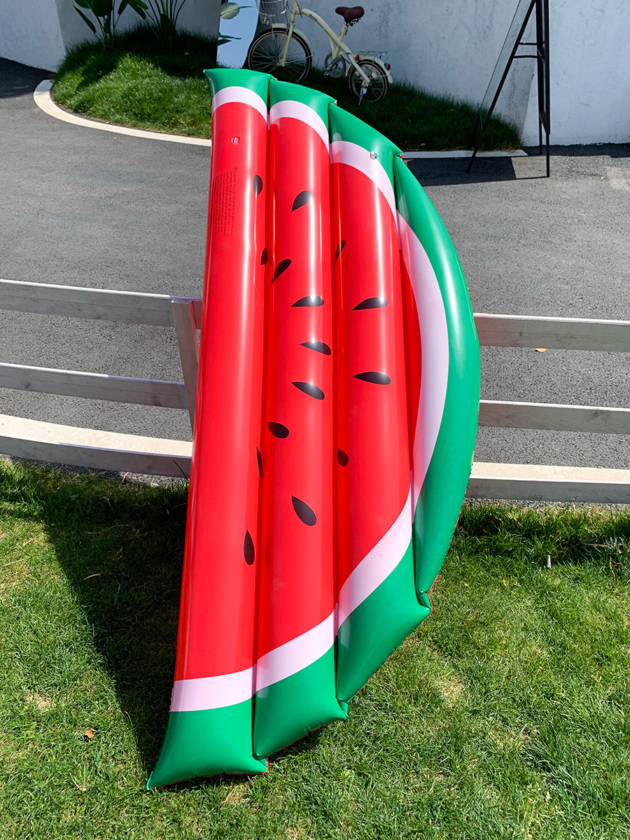 Inflable Flotador para Niños, Juguete de Alberca Sandía 172 cm - Rojo.