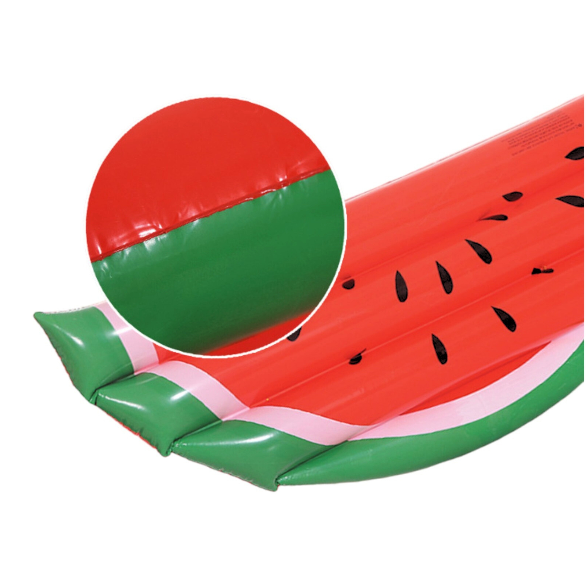 Inflable Flotador para Niños, Juguete de Alberca Sandía 172 cm - Rojo.