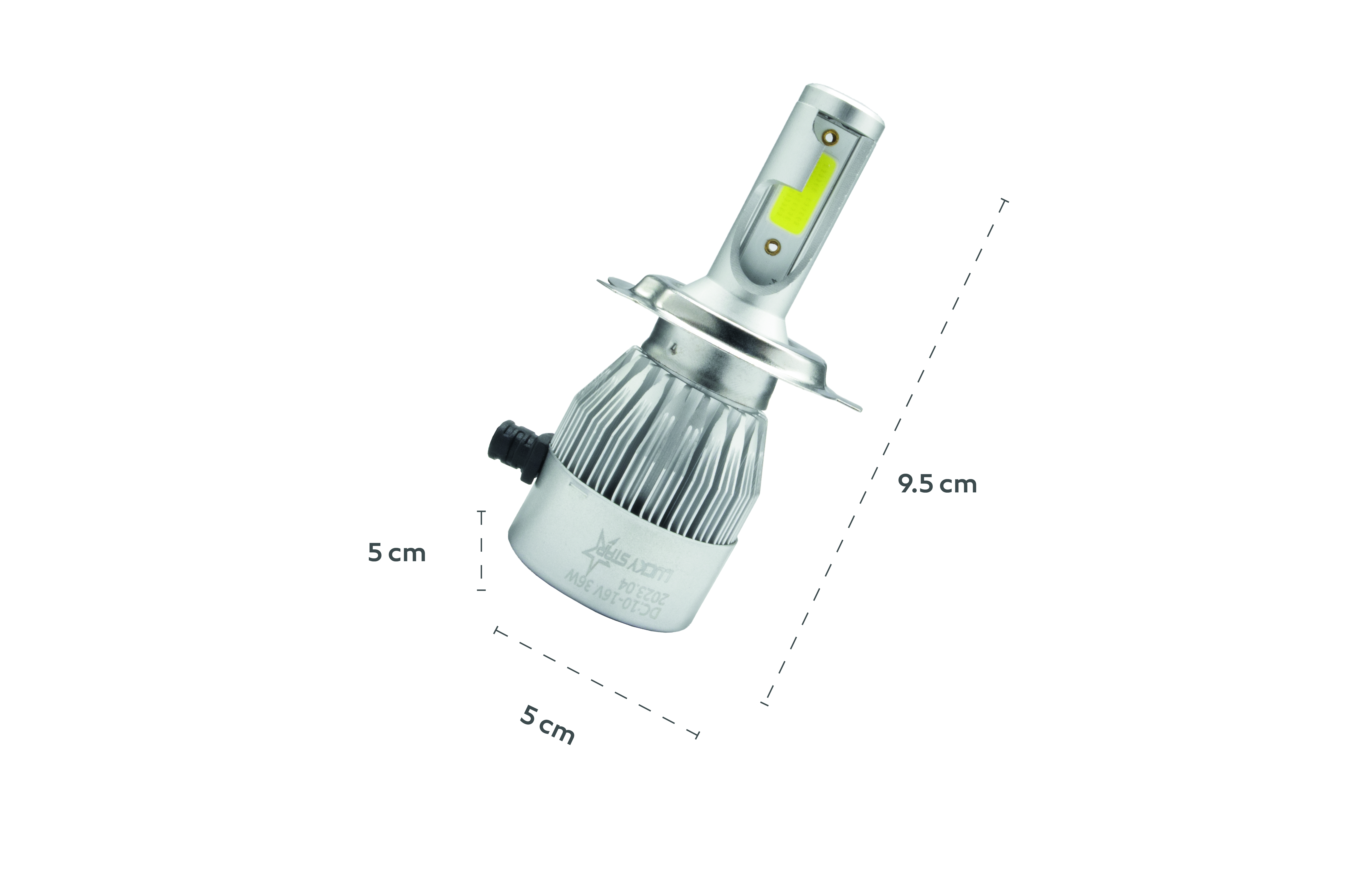 Kit Foco Faro Entrada H7 Hiper Led Hid 8 Mil Lumen Blanco 