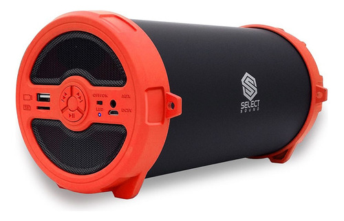 Bocina Portátil Bluetooth, Fm, Subwoofer, Select Sound Color Rojo