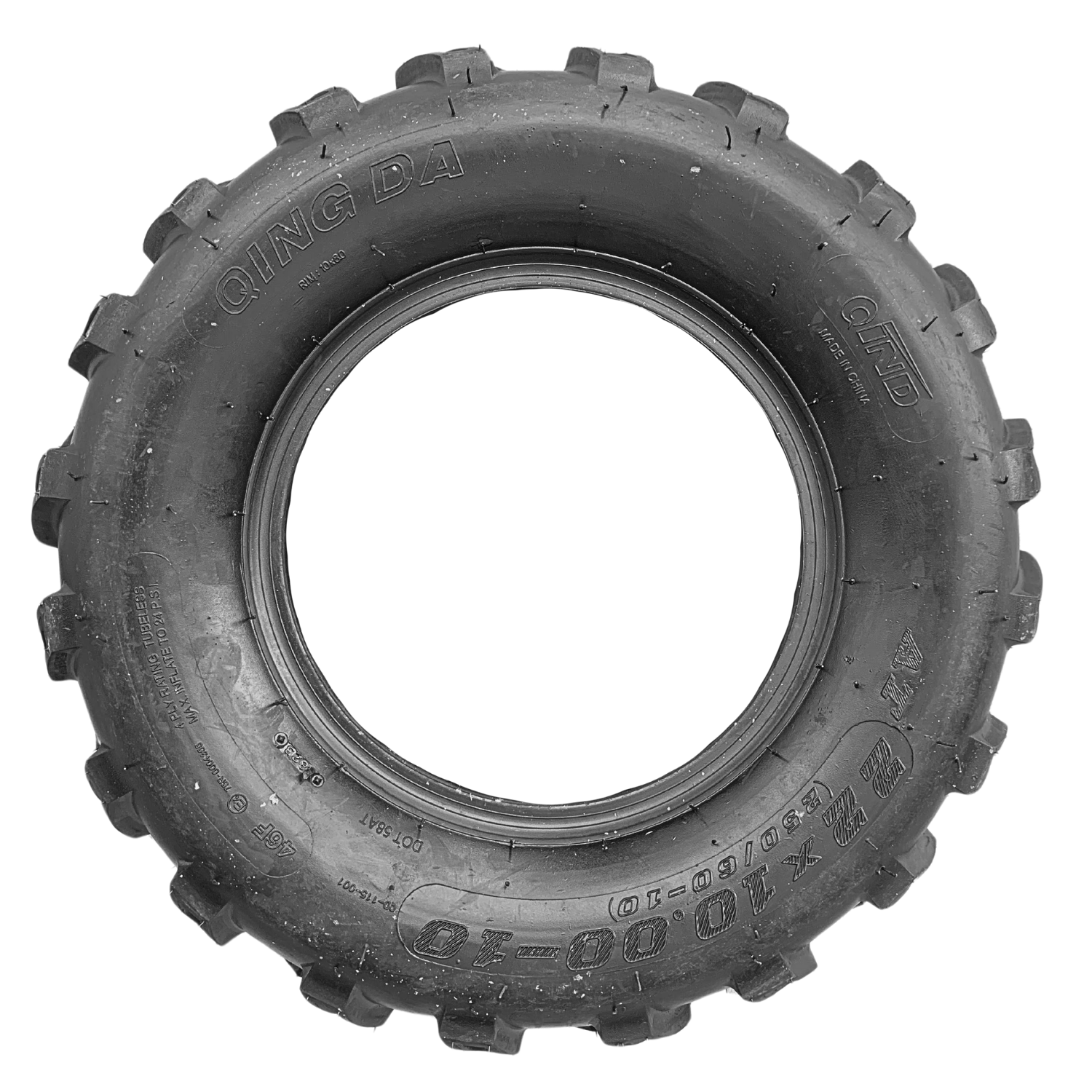 Paquete 2 Llantas 25X10-12 Qind Qd-115
