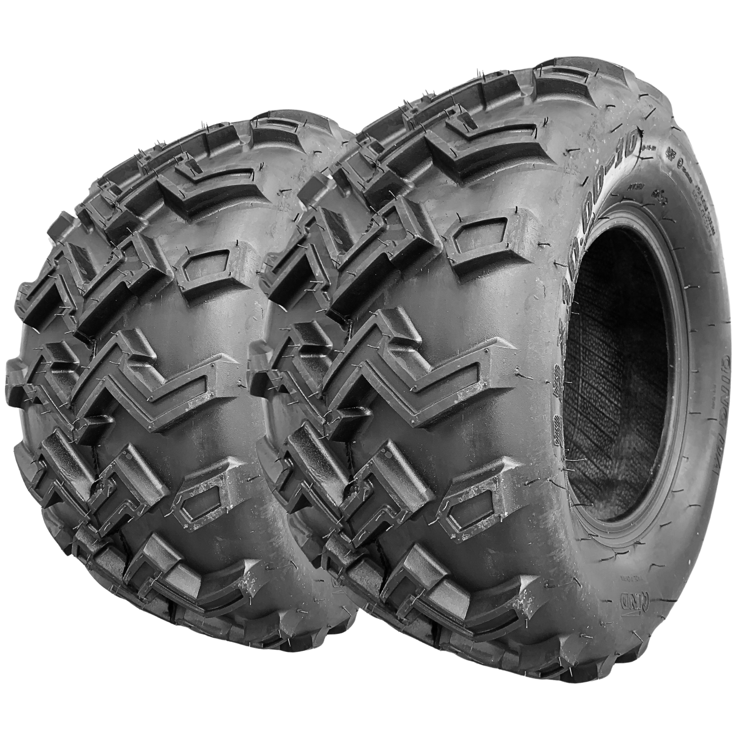 Paquete 2 Llantas 25X10-12 Qind Qd-115