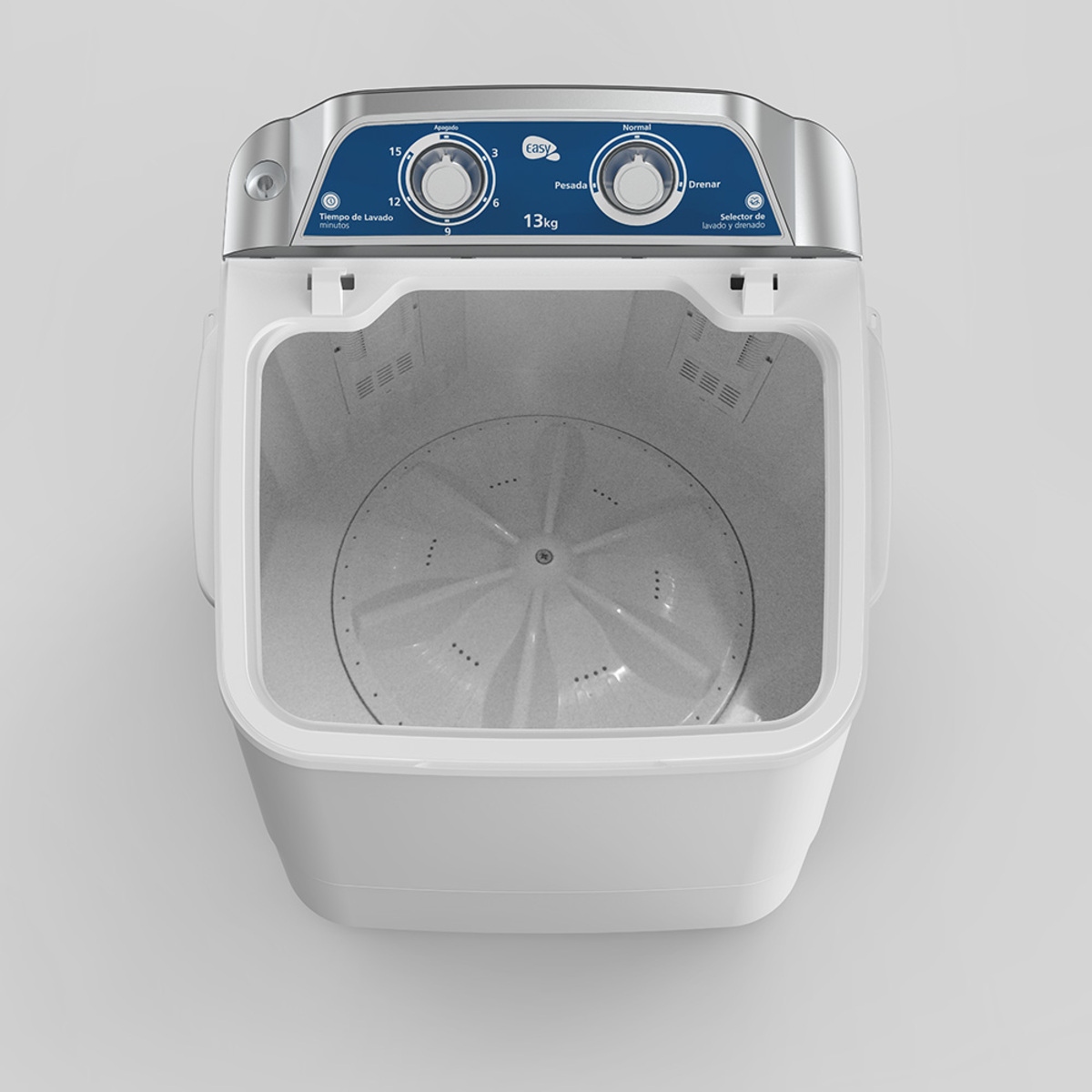 LAVADORA EASY LIQ1320B0 13KG 1 TINA COMPACTA MANUAL BLANCO ORTY16