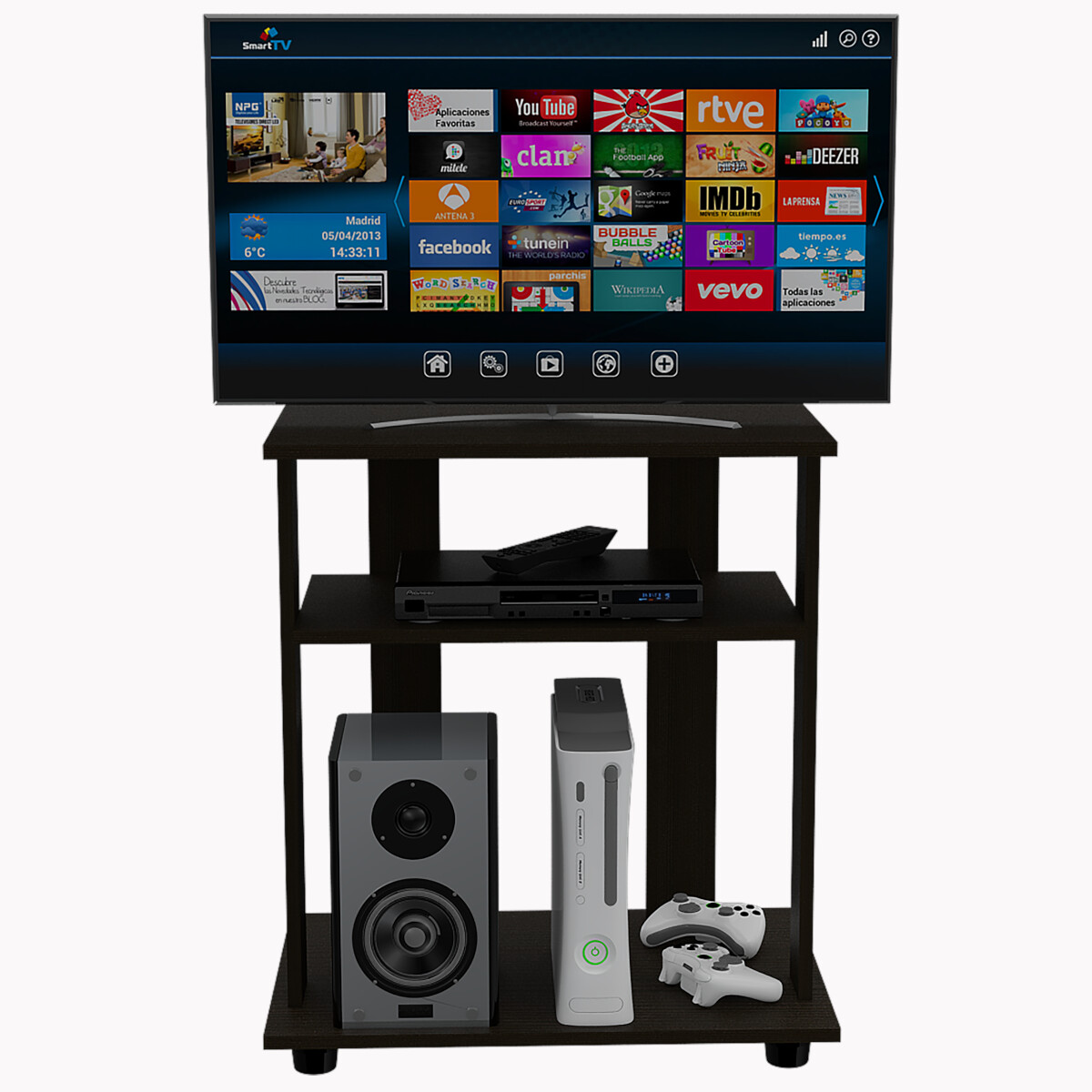MUEBLE DE TV IDEAL PARA LA SALA O LA RECAMARA MODELO SUPER ECO SOPORTA UNA PANTALLA DE 32".