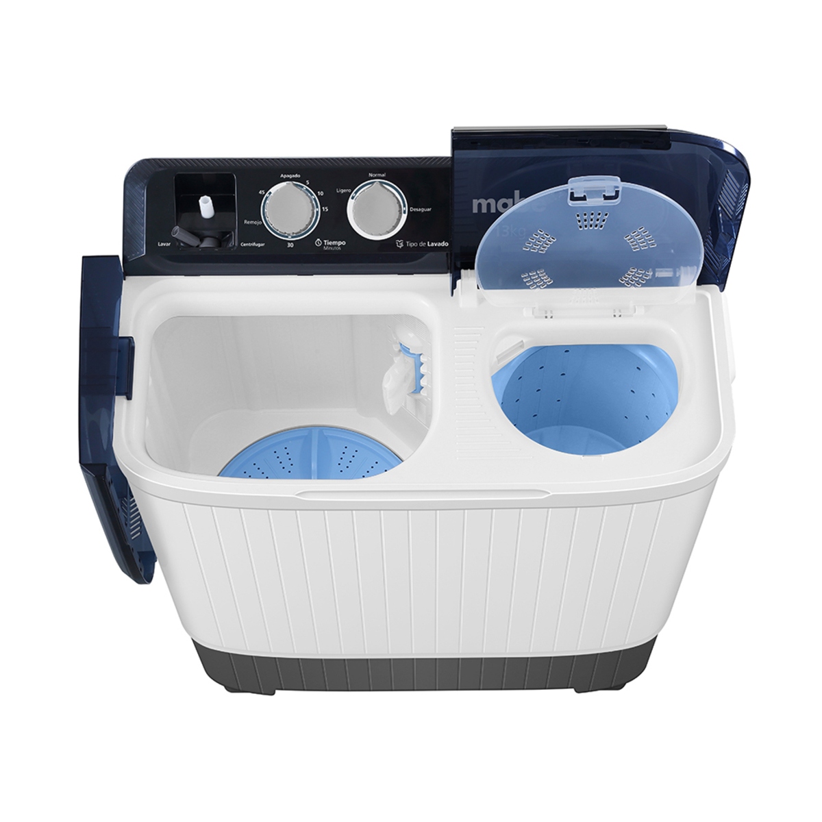 LAVADORA SEMIAUTOMATICA MABE LMDX3123HBAB 13 KG DOBLE TINA ORTY.