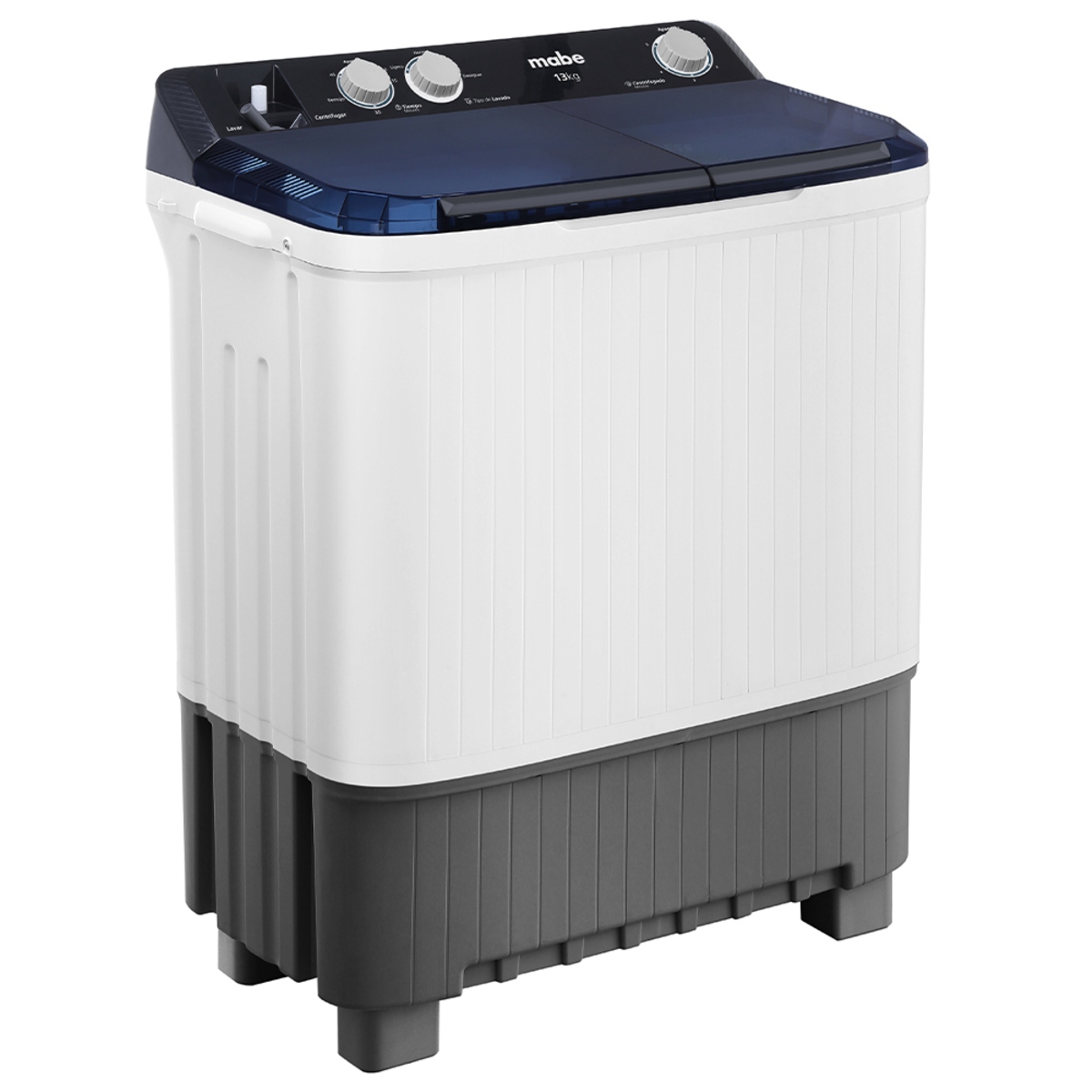 Lavadora Semiautomática Mabe LMDX3123HBAB 13KG Doble Tina Blanca ORTY ENTREGA SÓLO VÁLIDA EN LA CIUDAD DE MÉXICO Y ZONA METROPOLITANA.