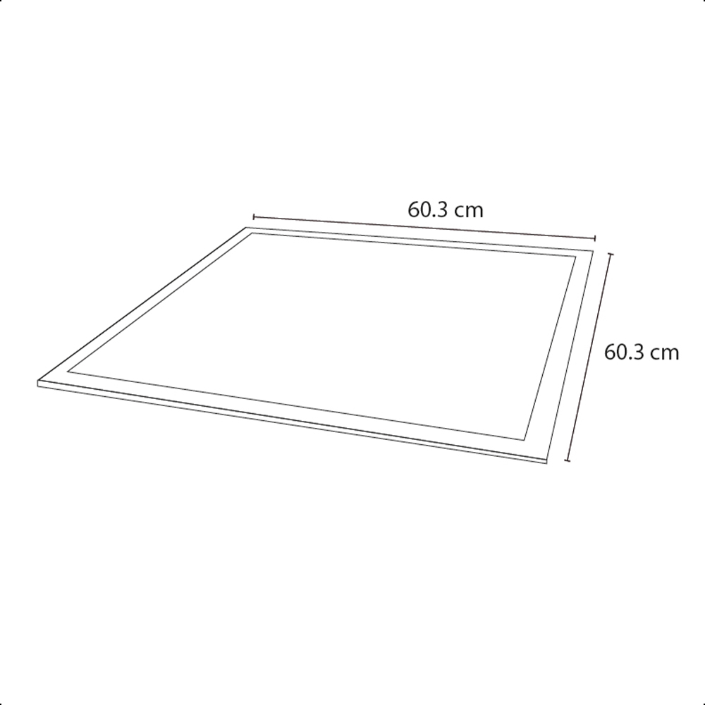 ICON Lámpara de Techo Led Empotrable 40W Luz Blanca 60 x 60