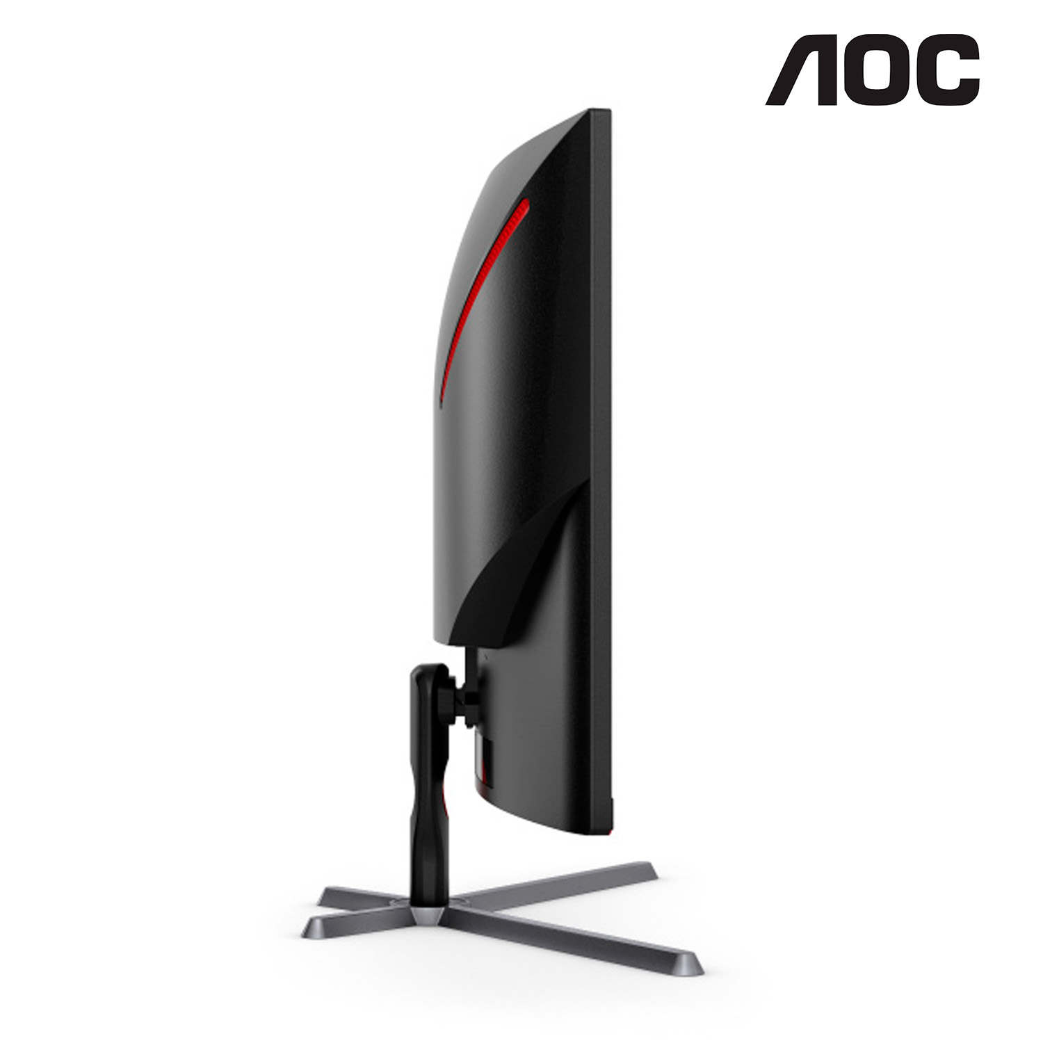 Monitor Aoc C32G3E 32" Gaming Curvo 1Ms 165Hz Free Sync Fhd Vga Hdmi Negro/Rojo.