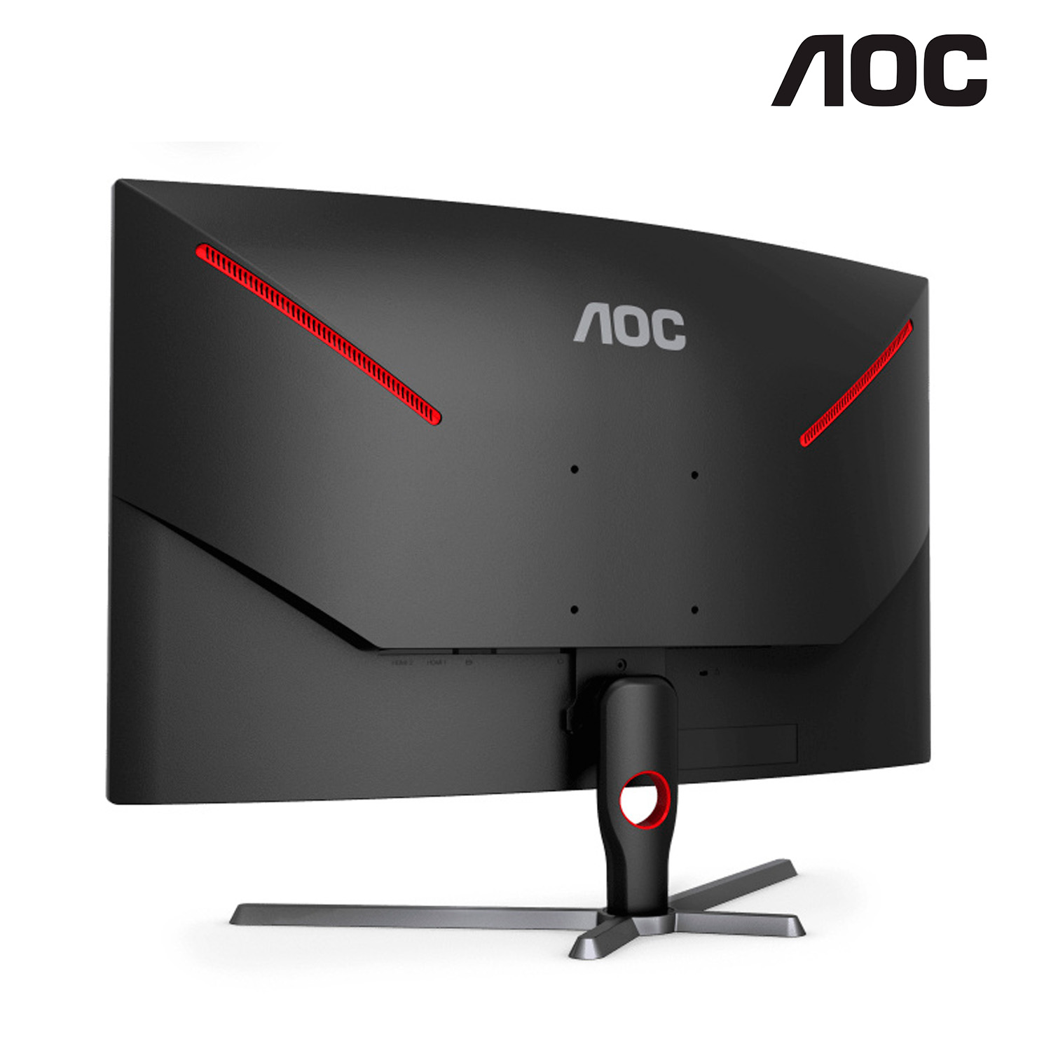Monitor Aoc C32G3E 32" Gaming Curvo 1Ms 165Hz Free Sync Fhd Vga Hdmi Negro/Rojo.