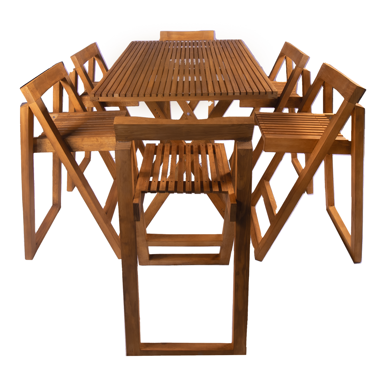 COMEDOR ALTO RECTANGULAR 6 PERSONAS MODELO TERRAZA