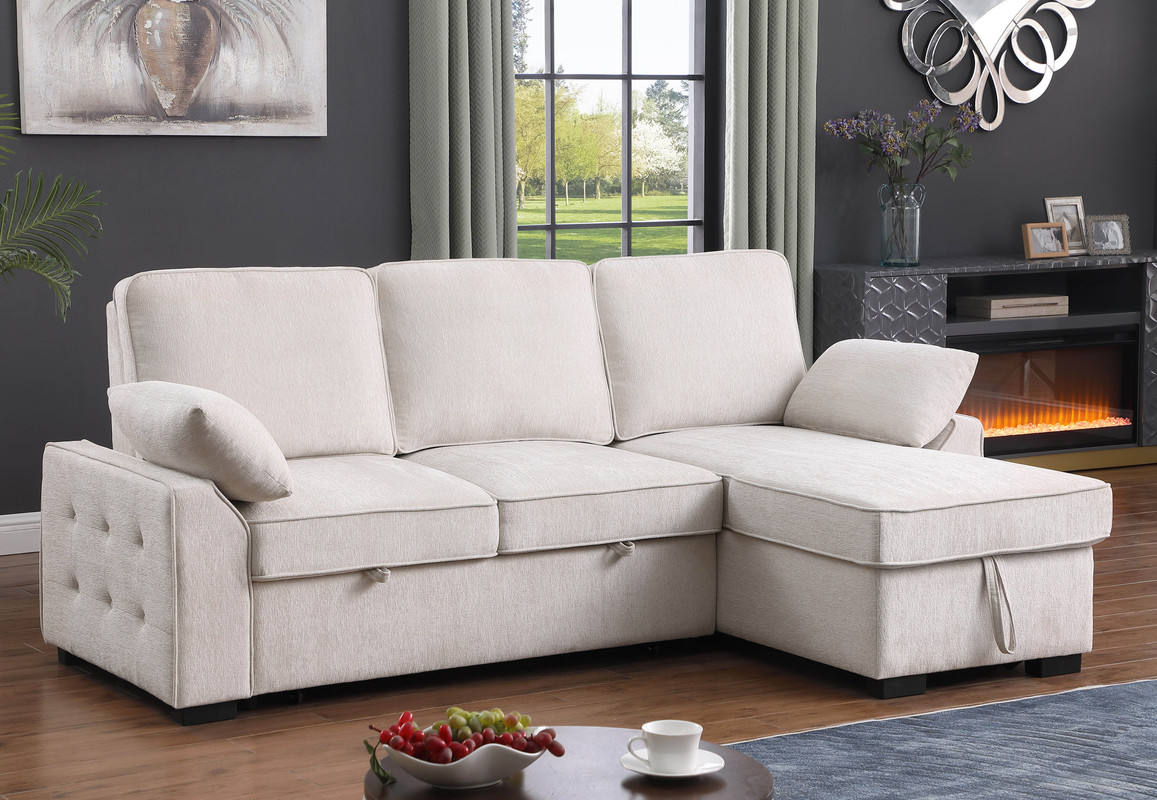 Sofá Cama Mackenzie 91" Beige