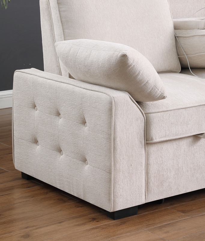 Sofá Cama Mackenzie 91" Beige