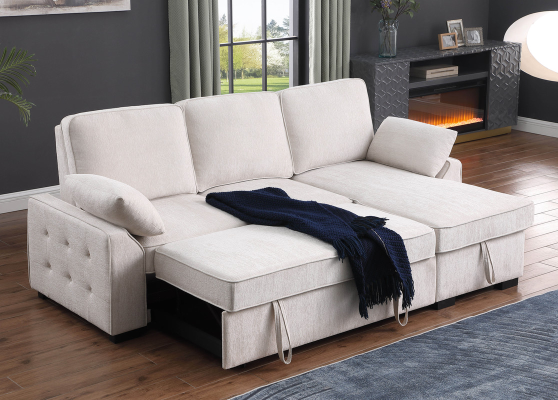 Sofá Cama Mackenzie 91" Beige