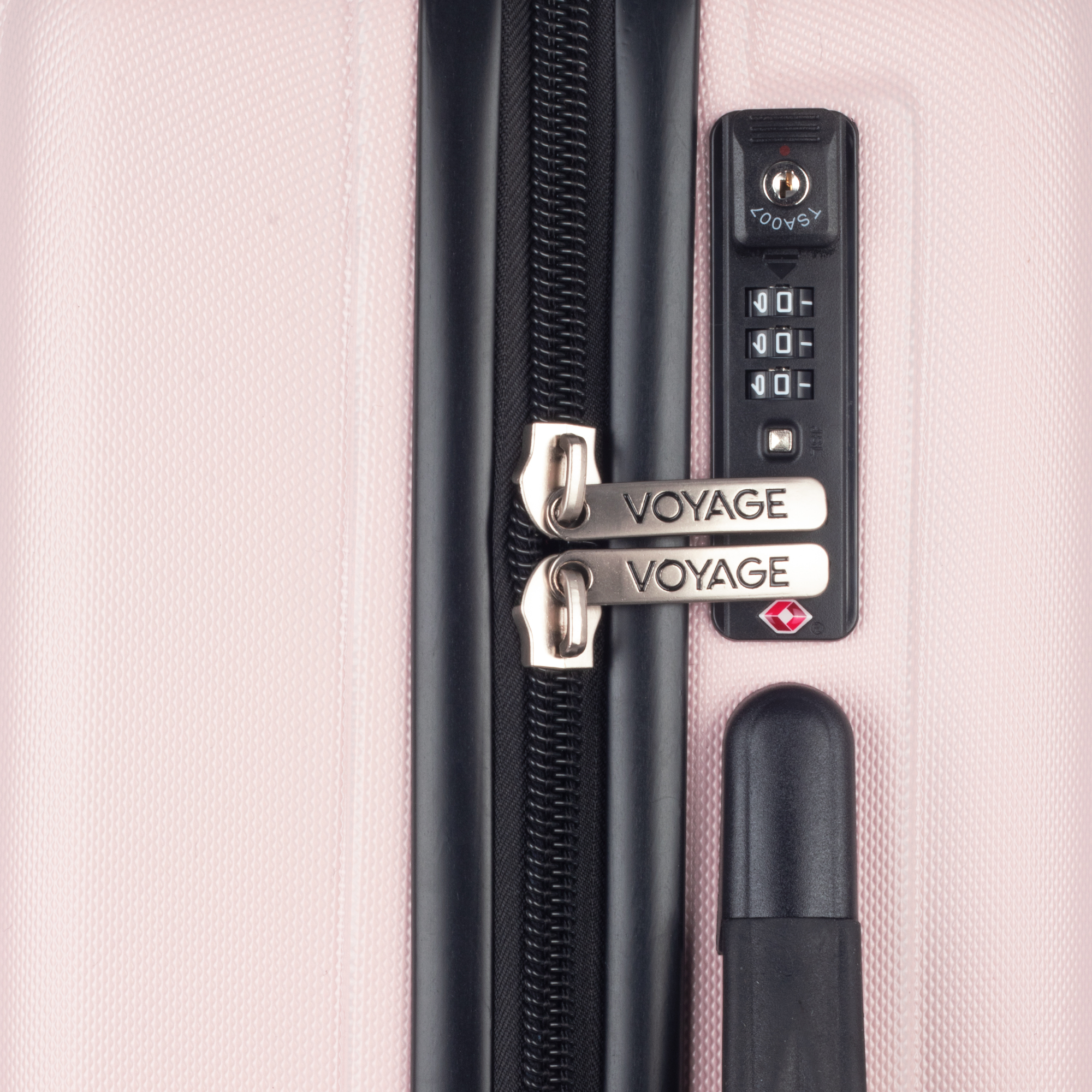 Maleta De Viaje Rígida Voyage  Rosa 21 Pulgadas. Cabina