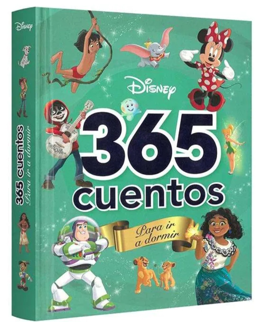 Libro 365 Cuentos Para Ir A Dormir Disney Lexus Original