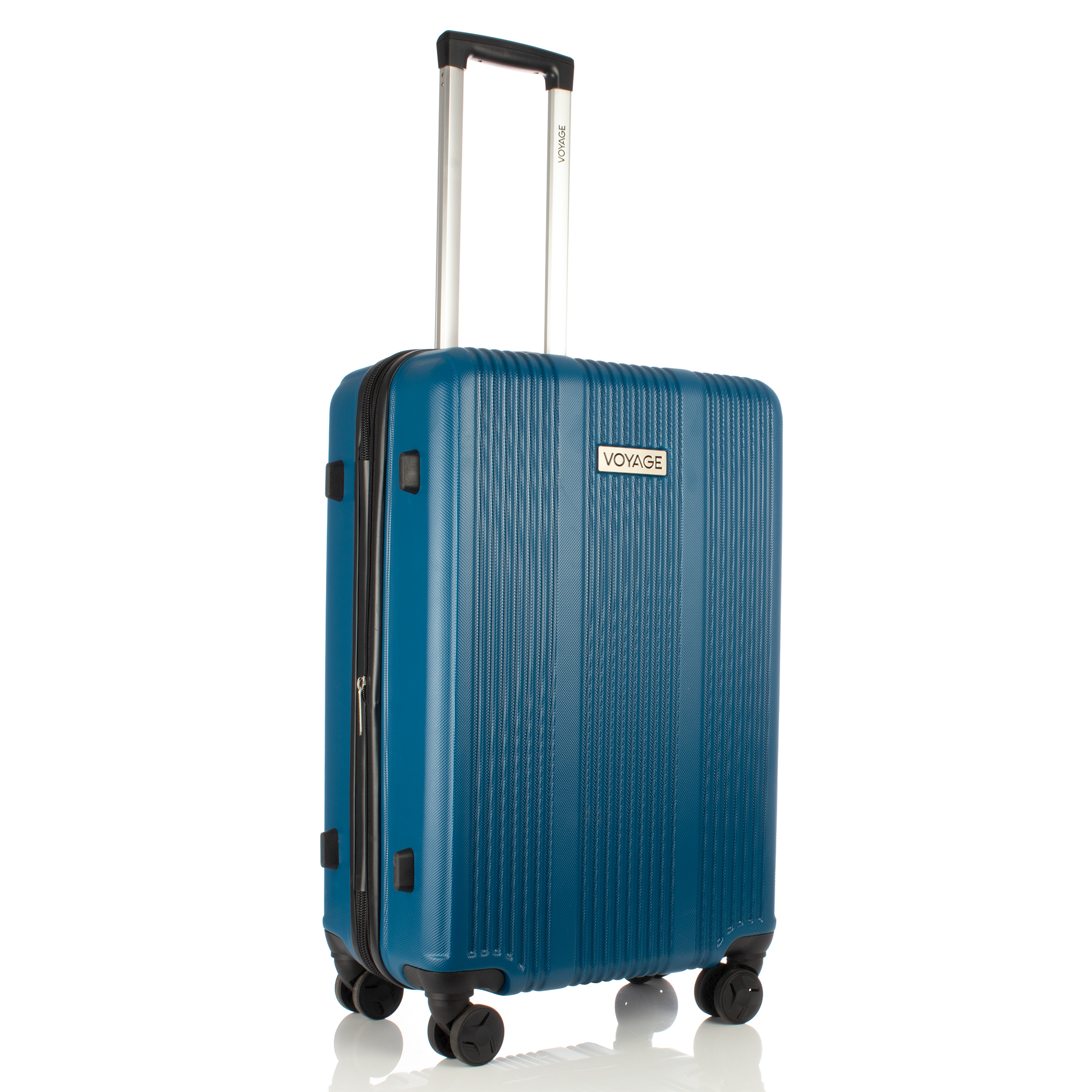 Maleta De Viaje Rigida Original Voyage Equipaje Azul De 22 Pulgadas.Cabina